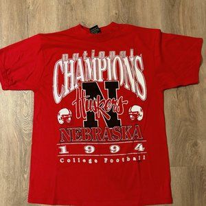 Vintage Nebraska National Championship T shrit